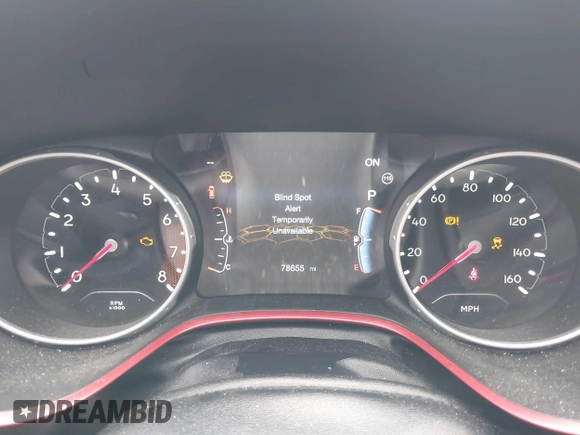 2021 Jeep Compass Trailhawk с VIN 3C4NJDDB0MT512095, выставлен на аукционе IAAI как лот 41940103 с пробегом 78 655 миль миль и . История ставок и продаж доступна на DreamBid. Изображение 7.