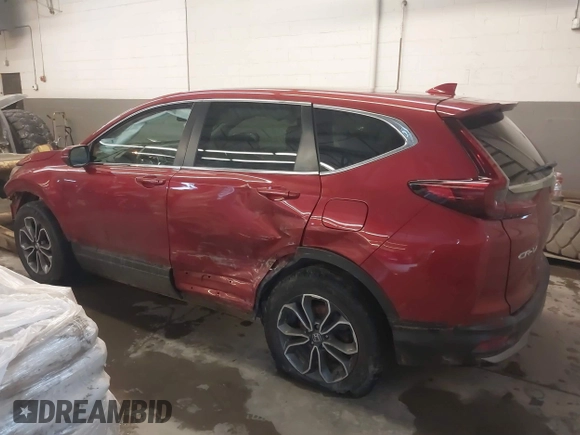 2021 Honda CR-V EX with VIN 2HKRW2H5XMH603936, listed as a IAAI auction lot 41238473 with Not Provided miles. Bid and sale history available at carsss.com. Image 3.