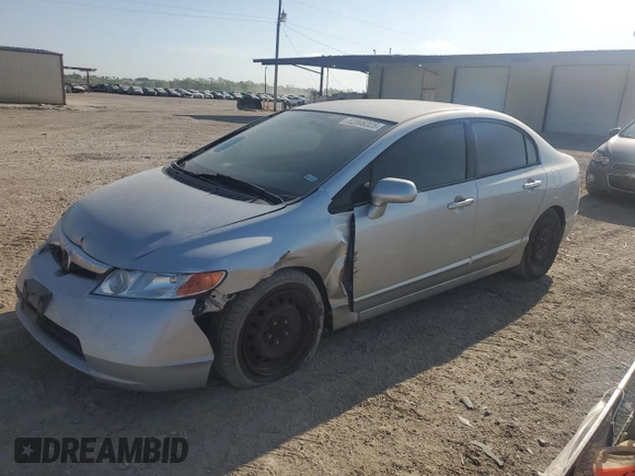 2006 Honda Civic LX with VIN 1HGFA165X6L108411, listed as a Copart auction lot 52946325 with 240,984 mi miles and Salvage Title. Bid and sale history available at DreamBid. Image 1.