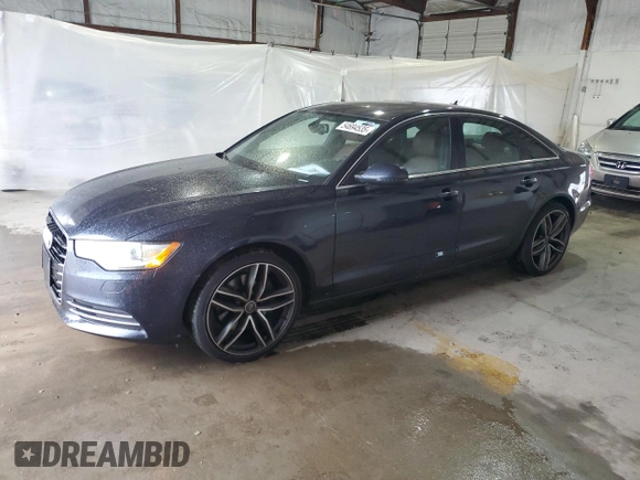 2014 Audi A6 Premium Plus with VIN WAUGFAFCXEN089099, listed as a Copart auction lot 54694535 with 109,515 mi miles and Salvage title. Bid and sale history available at DreamBid. Image 1.