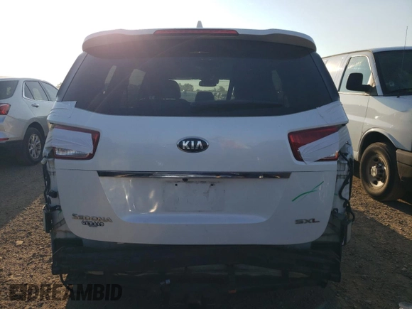 2016 Kia Sedona SX-L with VIN KNDME5C16G6132479, listed as a Copart auction lot 66781744 with 116,663 mi miles and Salvage Title. Bid and sale history available at carsss.com. Image 6.