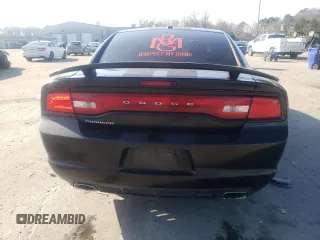 2012 Dodge Charger SXT with VIN 2C3CDXHG3CH245083, listed as a Copart auction lot 44493165 with 186,567 mi miles and Salvage Title. Bid and sale history available at carsss.com. Image 6.