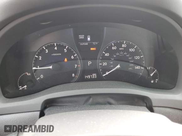 2010 Lexus RX 350 with VIN 2T2ZK1BA3AC032487, listed as a Copart auction lot 53350395 with 149,733 mi miles and Salvage Title. Bid and sale history available at carsss.com. Image 9.