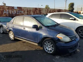 2007 Nissan Versa 1.8 SL with VIN 3N1BC11EX7L418114, listed as a Copart auction lot 87251084 with 0 mi miles and Salvage Title. Bid and sale history available at carsss.com. Image 4.