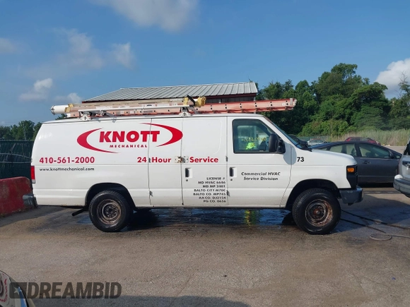 2014 Ford Econoline Cargo Commercial with VIN 1FTNS2EW7EDA04202, listed as a IAAI auction lot 42720940 with 167,356 mi miles and . Bid and sale history available at DreamBid. Image 12.