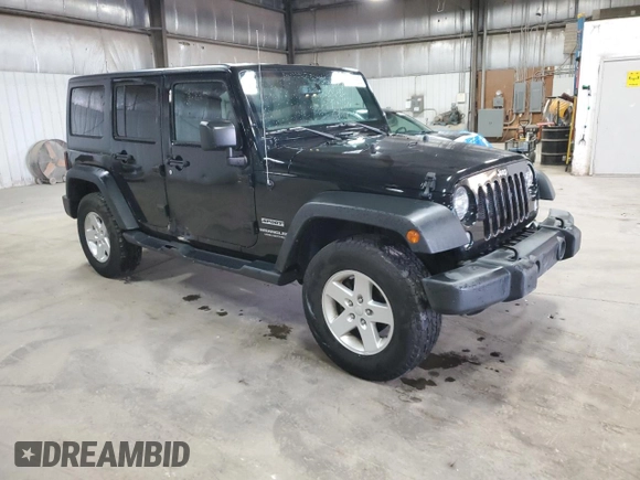 2016 Jeep Wrangler Unlimited Freedom с VIN 1C4BJWDG0GL158413, выставлен на аукционе Copart как лот 56829765 с пробегом 65 794 миль миль и Списание • Salvage title. История ставок и продаж доступна на DreamBid. Изображение 4.