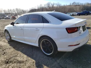 2018 Audi A3 Sedan Premium Plus with VIN WAUJ8GFF2J1036914, listed as a Copart auction lot 46008704 with 69,513 mi miles. Bid and sale history available at carsss.com. Image 2.