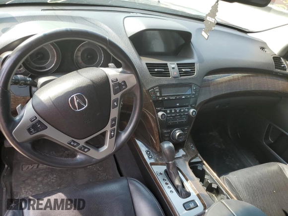 2013 Acura MDX Advance Pkg with VIN 2HNYD2H60DH521615, listed as a Copart auction lot 66623033 with 133,489 mi miles and Salvage Title. Bid and sale history available at carsss.com. Image 8.
