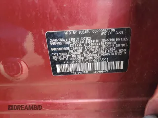 2023 Subaru Forester Limited с VIN JF2SKAPC7PH476591, выставлен на аукционе Copart как лот 55864855 с пробегом 32 518 миль миль и Списание • Salvage title. История ставок и продаж доступна на DreamBid. Изображение 12.