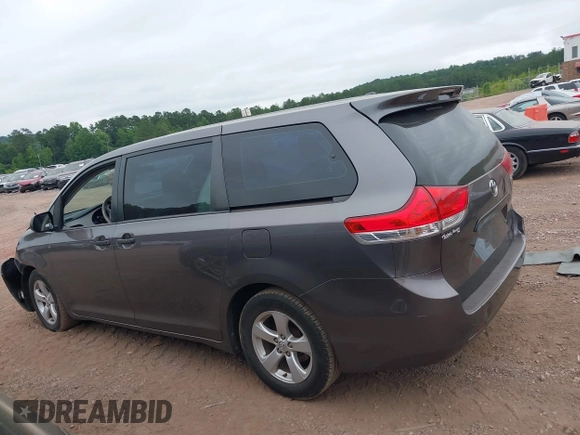 2014 Toyota Sienna L with VIN 5TDZK3DC8ES470837, listed as a IAAI auction lot 42426844 with 302,661 mi miles and . Bid and sale history available at DreamBid. Image 14.