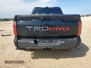 2024 Toyota Tundra TRD Pro Hybrid with VIN 5TFPC5DB3RX081207, listed as a Copart auction lot 58406695 with 10,963 mi miles and Salvage title. Bid and sale history available at DreamBid. Image 6.