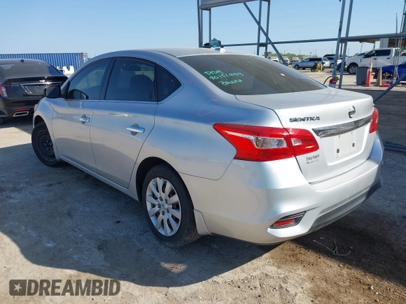 2016 Nissan Sentra SV with VIN 3N1AB7AP0GY293503, listed as a IAAI auction lot 41979678 with 157,662 mi miles and . Bid and sale history available at DreamBid. Image 3.
