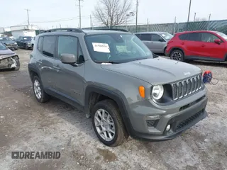 2019 Jeep Renegade Latitude z VIN ZACNJBBBXKPK69842, wystawiony jako IAAI lot #41504026 z przebiegiem Nie podano mil oraz . Historia ofert i sprzedaży dostępna na DreamBid. Obrazek 1.