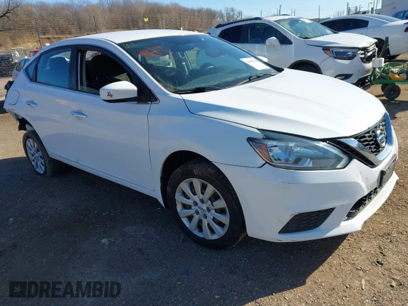 2016 Nissan Sentra S with VIN 3N1AB7AP6GL682465, listed as a IAAI auction lot 41865424 with 89,392 mi miles. Bid and sale history available at carsss.com. Image 1.