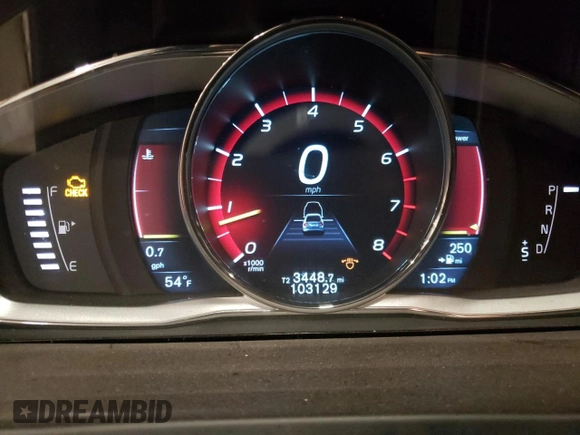 2015 Volvo S60 T6 R-Design Platinum with VIN YV1902TS3F1335329, listed as a Copart auction lot 81512184 with 103,129 mi miles and Salvage Title. Bid and sale history available at carsss.com. Image 9.