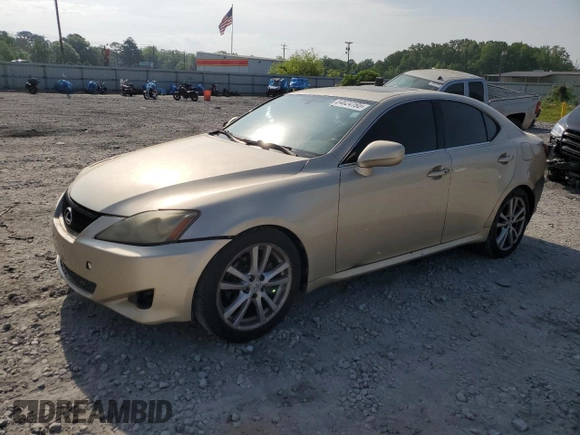 2006 Lexus IS 250 Manual with VIN JTHBK262265025421, listed as a Copart auction lot 54624195 with 251,297 mi miles and Clean Title. Bid and sale history available at carsss.com. Image 1.