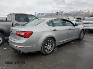 2014 Kia Cadenza Premium with VIN KNALN4D77E5130328, listed as a Copart auction lot 78710404 with 124,364 mi miles and Salvage Title. Bid and sale history available at carsss.com. Image 3.
