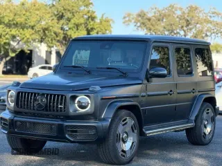 2021 Mercedes-Benz G 63 AMG with VIN W1NYC7HJXMX397464, listed as a Copart auction lot 76418314 with 19,811 mi miles and Salvage Title. Bid and sale history available at DreamBid. Image 2.