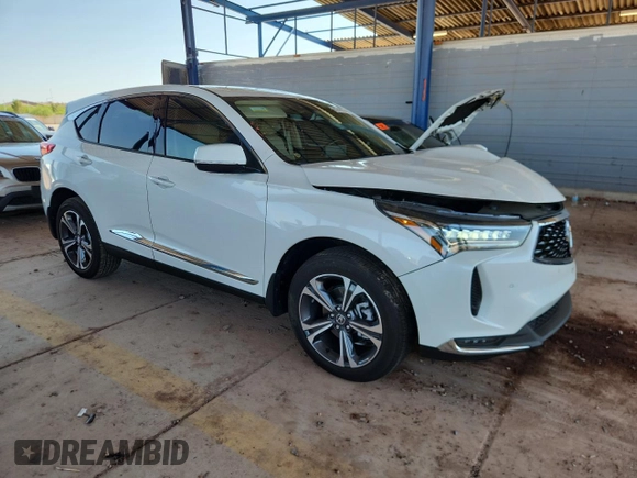 2024 Acura RDX Advance with VIN 5J8TC2H78RL012167, listed as a Copart auction lot 60742935 with 8,456 mi miles and Salvage title. Bid and sale history available at DreamBid. Image 4.