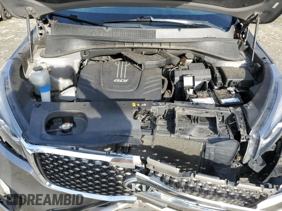 2018 Kia Sorento SX Limited z VIN 5XYPKDA57JG377866, wystawiony jako Copart lot #84375944 z przebiegiem Nie podano mil oraz Szkoda całkowita • Salvage title. Historia ofert i sprzedaży dostępna na DreamBid. Obrazek 12.