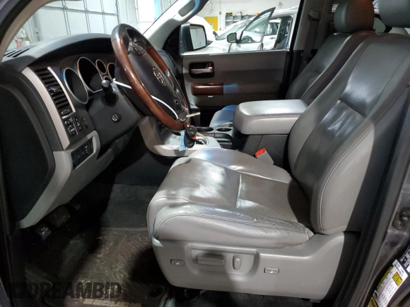 2012 Toyota Sequoia Platinum with VIN 5TDDY5G10CS061713, listed as a Copart auction lot 83435424 with 246,330 mi miles and Salvage Title. Bid and sale history available at carsss.com. Image 7.