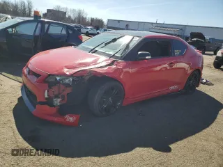 2013 Scion tC with VIN JTKJF5C76D3047801, listed as a Copart auction lot 48772085 with 104,812 mi miles and Salvage Title. Bid and sale history available at carsss.com. Image 1.