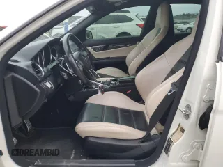 2012 Mercedes-Benz C 63 AMG with VIN WDDGF7HB1CA627046, listed as a Copart auction lot 82558534 with 110,149 mi miles and Salvage Title. Bid and sale history available at carsss.com. Image 7.