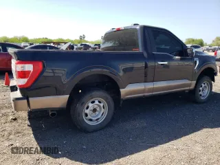 2023 Ford F-150 XL with VIN 1FTMF1C50PKD98385, listed as a Copart auction lot 46917365 with 18,315 mi miles and Salvage Title. Bid and sale history available at carsss.com. Image 3.