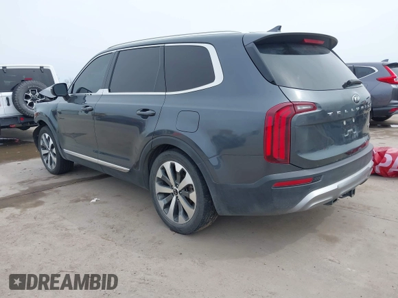 2020 Kia Telluride EX with VIN 5XYP34HC1LG056281, listed as a IAAI auction lot 41745434 with 117,590 mi miles and . Bid and sale history available at DreamBid. Image 3.