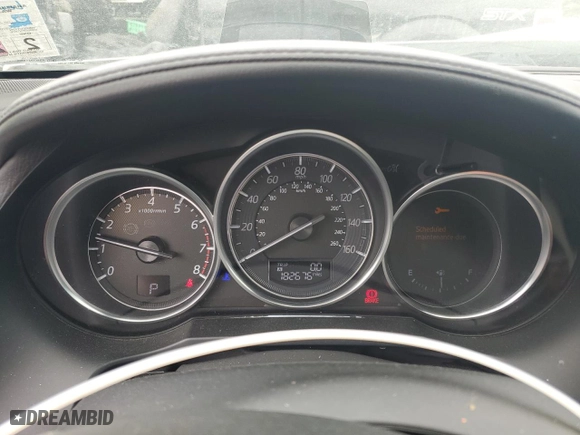 2016 Mazda Mazda6 i Grand Touring with VIN JM1GJ1W55G1430258, listed as a Copart auction lot 48597125 with 182,676 mi miles and Salvage Title. Bid and sale history available at carsss.com. Image 9.