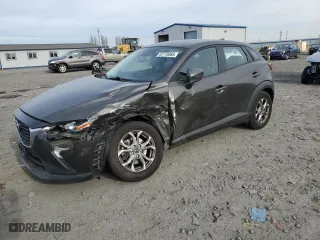 2018 Mazda CX-3 Sport with VIN JM1DKFB70J0332742, listed as a Copart auction lot 42773065 with 88,618 mi miles and Salvage Title. Bid and sale history available at carsss.com. Image 1.