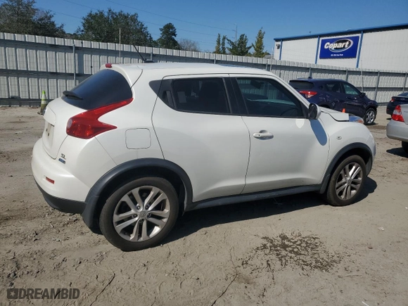 2013 Nissan Juke S with VIN JN8AF5MR6DT221779, listed as a Copart auction lot 46940185 with 152,684 mi miles and Salvage Title. Bid and sale history available at carsss.com. Image 3.