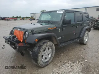 2011 Jeep Wrangler Unlimited Rubicon with VIN 1J4BA6H16BL615993, listed as a Copart auction lot 55420275 with 200,403 mi miles and Salvage title. Bid and sale history available at DreamBid. Image 1.