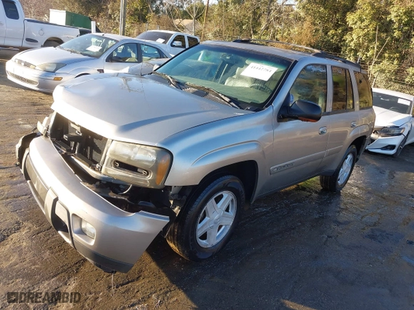 2002 Chevrolet TrailBlazer LTZ with VIN 1GNDS13S522272699, listed as a IAAI auction lot 41442784 with 296,144 mi miles. Bid and sale history available at carsss.com. Image 20.