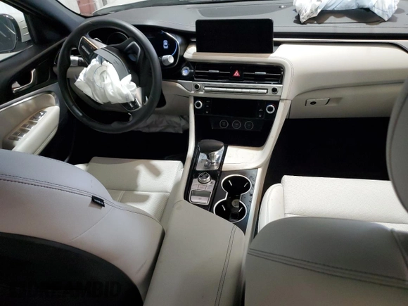 2025 Genesis G70 2.5T with VIN KMTG34SC2SU151147, listed as a Copart auction lot 59408125 with 11,273 mi miles and Clean title. Bid and sale history available at DreamBid. Image 8.