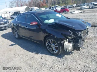 2012 Nissan Maxima 3.5 SV with VIN 1N4AA5AP3CC826506, listed as a IAAI auction lot 41093387 with 231,964 mi miles. Bid and sale history available at carsss.com. Image 1.