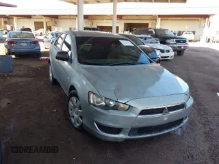 2008 Mitsubishi Lancer DE with VIN JA3AU16U08U036895, listed as a IAAI auction lot 41731367 with 266,916 mi miles. Bid and sale history available at carsss.com. Image 1.