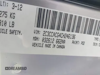 2012 Chrysler 300 Limited with VIN 2C3CCACG4CH246136, listed as a IAAI auction lot 41944107 with 137,270 mi miles. Bid and sale history available at carsss.com. Image 9.