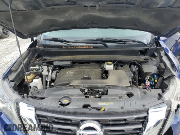 2017 Nissan Pathfinder SL z VIN 5N1DR2MM6HC677396, wystawiony jako Copart lot #56929385 z przebiegiem 93 867 mil mil oraz Szkoda całkowita • Salvage title. Historia ofert i sprzedaży dostępna na DreamBid. Obrazek 12.