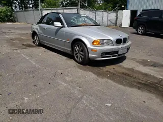 2001 BMW 3 Series 330Ci with VIN WBABS53441JU86514, listed as a Copart auction lot 59260014 with 123,862 mi miles and Salvage Title. Bid and sale history available at carsss.com. Image 12.