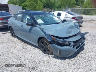 2025 Nissan Sentra SR with VIN 3N1AB8DV8SY282824, listed as a IAAI auction lot 42541867 with 6,215 mi miles and . Bid and sale history available at DreamBid. Image 1.