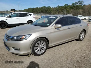 2013 Honda Accord Sdn EX-L with VIN 1HGCR2F84DA102690, listed as a Copart auction lot 49599325 with 214,866 mi miles and Salvage Title. Bid and sale history available at carsss.com. Image 1.