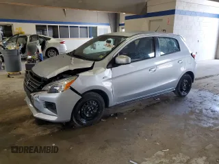 2024 Mitsubishi Mirage ES with VIN ML32AUHJ4RH034101, listed as a Copart auction lot 62667335 with 10,163 mi miles and Salvage title. Bid and sale history available at DreamBid. Image 1.