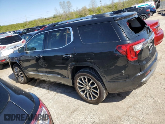 2020 GMC Acadia Denali with VIN 1GKKNXLSXLZ231427, listed as a Copart auction lot 47822194 with 59,643 mi miles and Salvage Title. Bid and sale history available at carsss.com. Image 2.