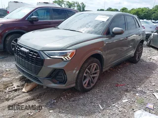 2023 Audi Q3 S line Premium with VIN WA1DECF34P1150360, listed as a IAAI auction lot 42694889 with 19,489 mi miles and . Bid and sale history available at DreamBid. Image 18.