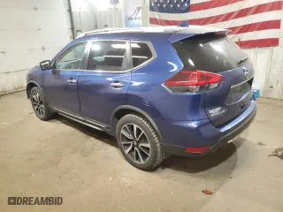 2018 Nissan Rogue SV with VIN JN8AT2MV6JW327602, listed as a Copart auction lot 87596975 with 69,740 mi miles and Salvage Title. Bid and sale history available at carsss.com. Image 2.