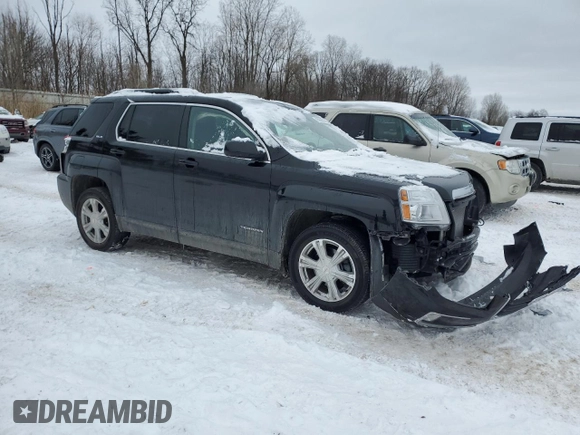2017 GMC Terrain SLE with VIN 2GKALNEK7H6338876, listed as a Copart auction lot 45850835 with 98,304 mi miles and Salvage Title. Bid and sale history available at carsss.com. Image 4.