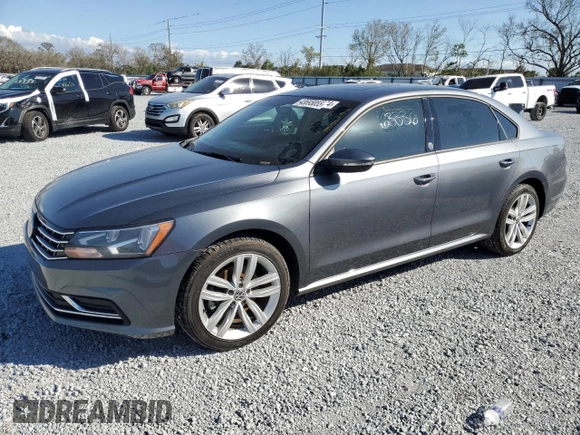 2019 Volkswagen Passat 2.0T Wolfsburg Edition with VIN 1VWLA7A39KC004123, listed as a Copart auction lot 43695855 with 63,337 mi miles and Salvage Title. Bid and sale history available at carsss.com. Image 1.