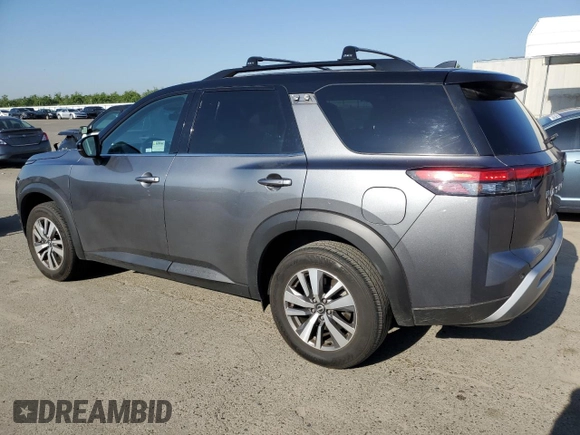 2023 Nissan Pathfinder SL with VIN 5N1DR3CAXPC223180, listed as a Copart auction lot 54917625 with 23,421 mi miles and Salvage title. Bid and sale history available at DreamBid. Image 2.