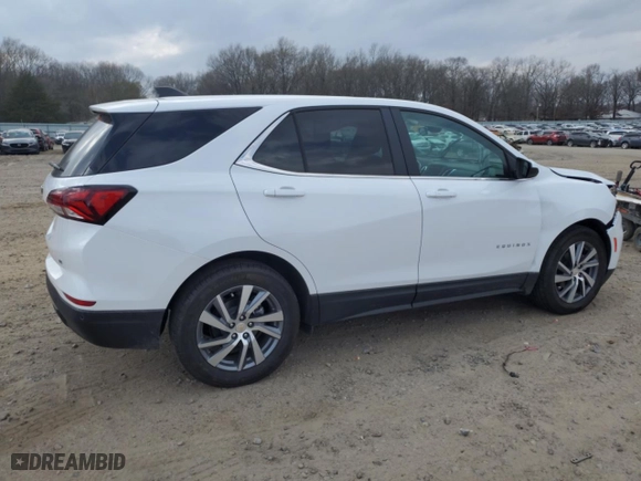 2022 Chevrolet Equinox LT with VIN 3GNAXKEVXNL191251, listed as a Copart auction lot 49269285 with 10,940 mi miles and Salvage Title. Bid and sale history available at carsss.com. Image 3.